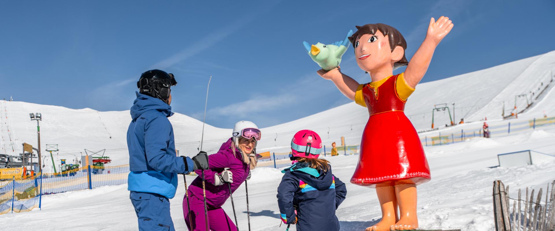 Skifahren_Falkert_Heidi-Alm Skipark_Familie_Nockberge_Winter © Christoph Rossmann_MBN Tourismus (18)