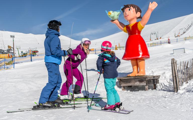 Skifahren_Falkert_Heidi-Alm Skipark_Familie_Nockberge_Winter © Christoph Rossmann_MBN Tourismus (18)