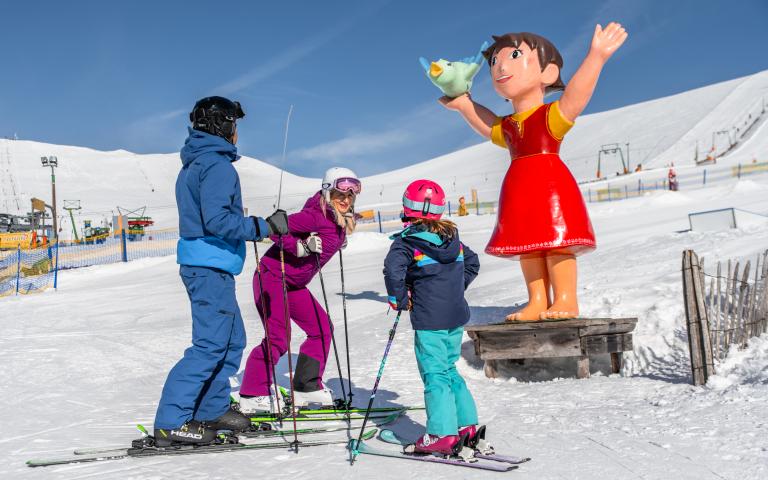 Skifahren_Falkert_Heidi-Alm Skipark_Familie_Nockberge_Winter © Christoph Rossmann_MBN Tourismus (18)