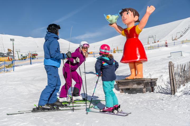 Skifahren_Falkert_Heidi-Alm Skipark_Familie_Nockberge_Winter © Christoph Rossmann_MBN Tourismus (18)